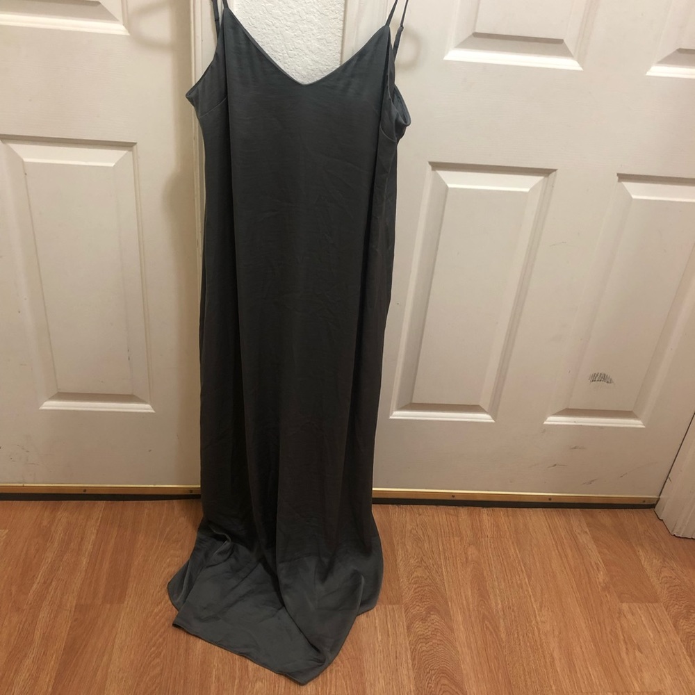 Grey maxi dress